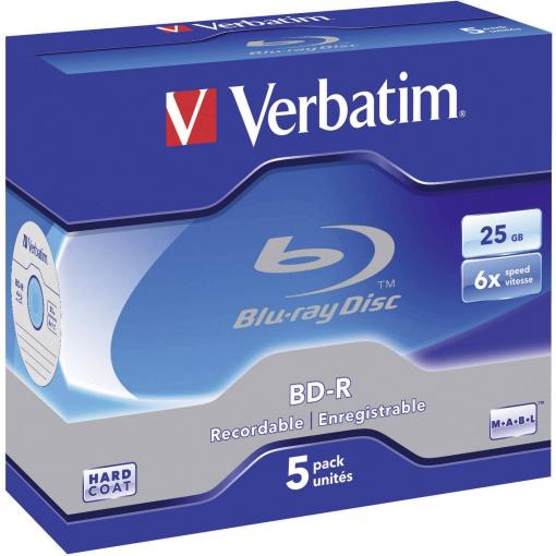 Verbatim 43715 Blu-ray BD-R 25 GB 5 ks Jewelcase