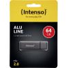 Intenso Alu Line USB flash disk 64 GB antracitová 3521491 USB 2.0