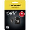 Intenso High Performance paměťová karta microSDHC 16 GB Class 10 vč. SD adaptéru