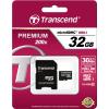 Transcend Premium paměťová karta microSDHC Industrial 32 GB Class 10, UHS-I vč. SD adaptéru