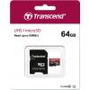 Transcend Premium paměťová karta microSDXC Industrial 64 GB Class 10, UHS-I vč. SD adaptéru