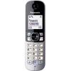 Panasonic KX-TG6811 DECT, GAP bezdrátový analogový telefon handsfree černá, stříbrná