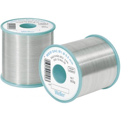 Weller WSW SAC M1 bezolovnatý pájecí cín cívka Sn3,0Ag0,5Cu 500 g 1 mm