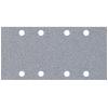 Wolfcraft 1122000 brusný papír na suchý zip, s otvory Zrnitost 80 (d x š) 185 mm x 93 mm 10 ks