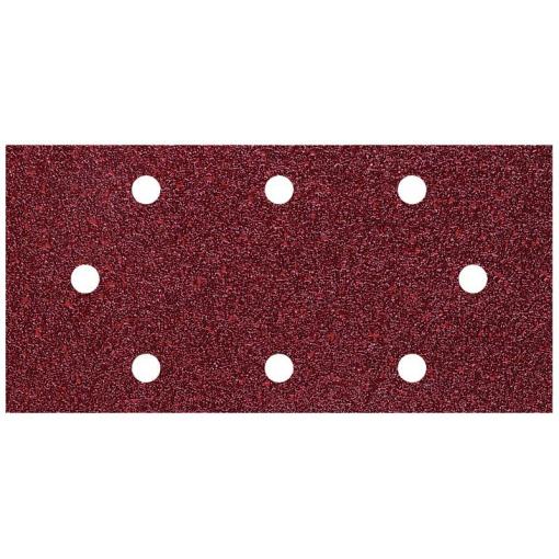 Wolfcraft 1992000 brusný papír na suchý zip, s otvory Zrnitost 40 (d x š) 190 mm x 93 mm 5 ks