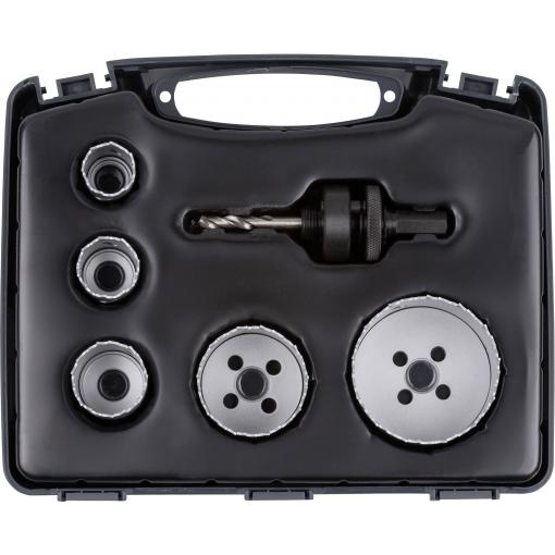 Wolfcraft 3498000 sada děrovacích pil 7dílná 20 mm, 29 mm, 35 mm, 51 mm, 68 mm 1 sada