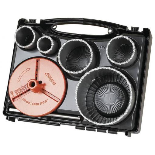 Wolfcraft 5424000 sada vrtacích věnců 7dílná 33 mm, 43 mm, 53 mm, 68 mm, 103 mm 1 sada