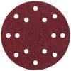 Wolfcraft 8404000 sada brusného papíru pro excentrické brusky na suchý zip, s otvory Zrnitost 40, 80, 120 (Ø) 150 mm 10 ks
