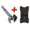 Wolfcraft 8728000 Foersterův vrták, čelní fréza 35 mm Celková délka 90 mm válcová stopka 1 ks