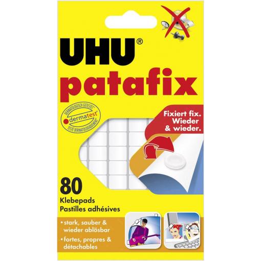 UHU Patafix samolepící podložky bílá Množství: 80 ks