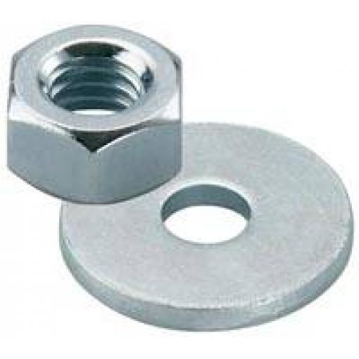 Fischer 510509 šestihranné matice ocel galvanizováno zinkem 50 pár