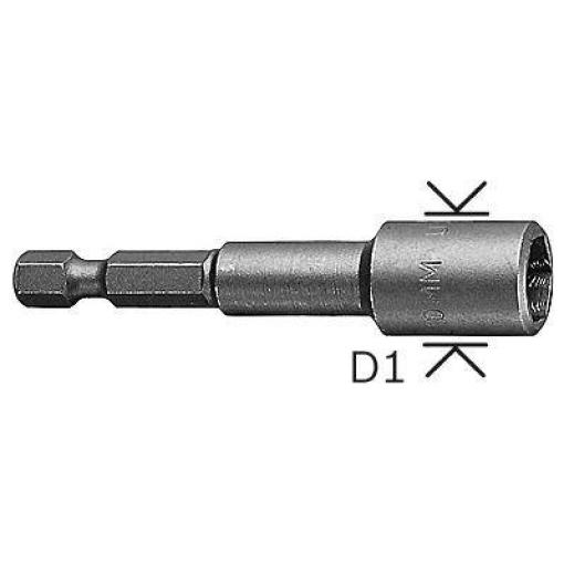 Bosch Accessories Bosch Power Tools 2608550041 nástavec nástrčného klíče 7 mm Pohon (šroubovák) 1/4 (6,3 mm) 65 mm 1 ks