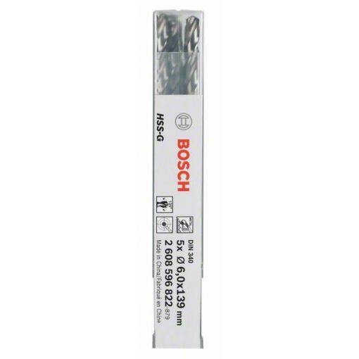 Bosch Accessories 2608596825 PRO Metal HSS kovový spirálový vrták 7 mm Celková délka 156 mm broušený DIN 340 válcová stopka 5 ks