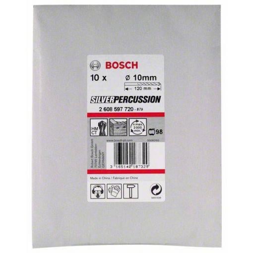 Bosch Accessories CYL-3 2608597720 tvrdý kov vrták do betonu 10 mm Celková délka 120 mm válcová stopka 10 ks