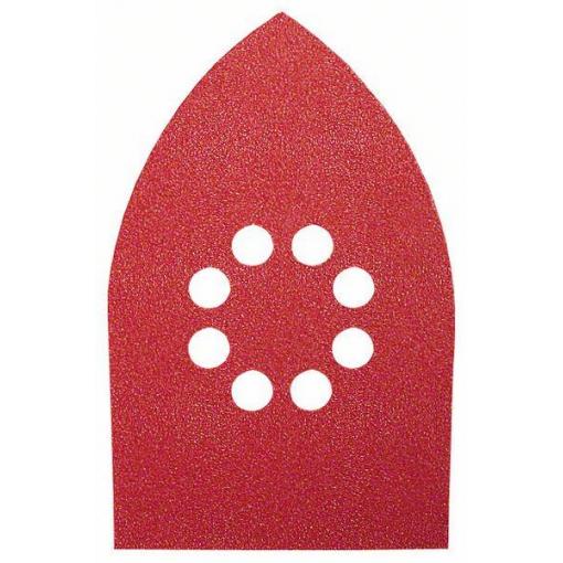 Bosch Accessories 2608605183 2608605183 univerzální brusný papír na suchý zip, s otvory Zrnitost 100 (d x š) 170 mm x 100 mm 5 ks