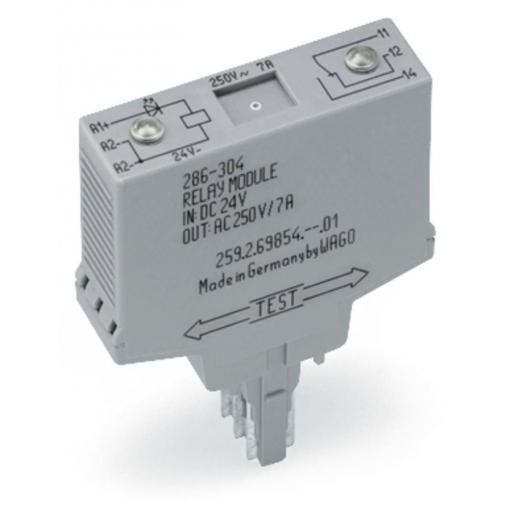 WAGO 286-508, 286-508 zátěžové relé, 300 V/DC, 250 V/AC, 7 A, 1 ks