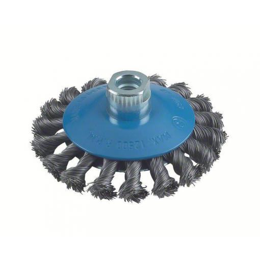 Kuželový kartáč - 100 mm, 0,5 mm, 12 mm, M14 Bosch Accessories 2608622011 Průměr 100 mm