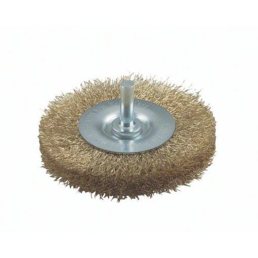 Bosch Accessories Kotoučový kartáč, s vrstvou mosazi - 75 mm, 0,2 mm, 16 mm 2608622054 Ø dříku 6 mm 2608622054 1 ks