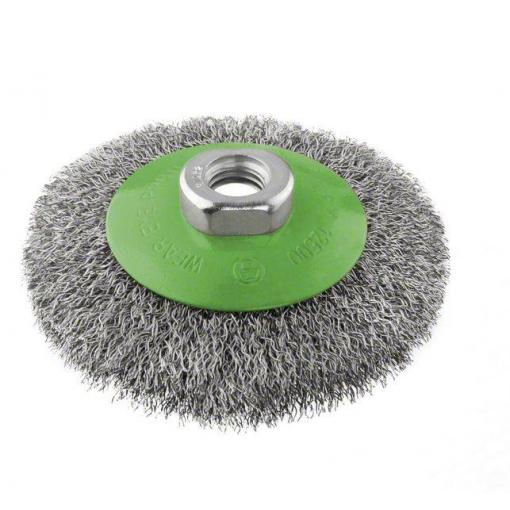 Bosch Accessories Kuželový kartáč, nerezový - 100 mm, 0,35 mm, M14 2608622108 2608622108 1 ks
