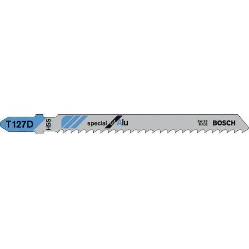 Bosch Accessories 2608631017 Sada listů do přímočaré pily T 127 D, Special for Alu, 5 ks 5 ks