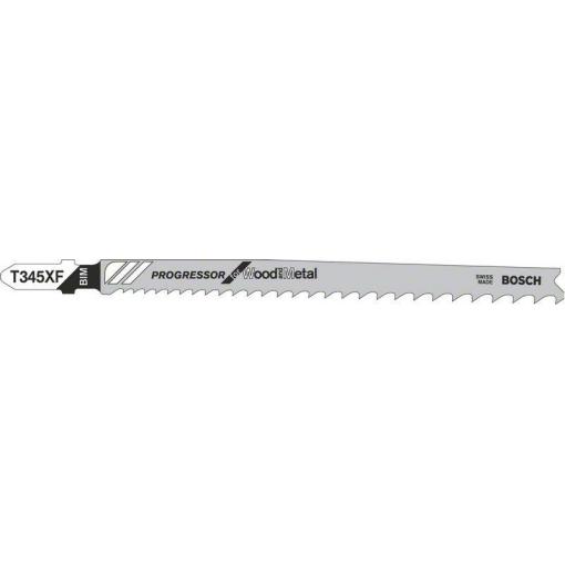 Bosch Accessories 2608634995 Pilový plátek do kmitací pily T 345 XF - Progressor for Wood and Metal 25 ks