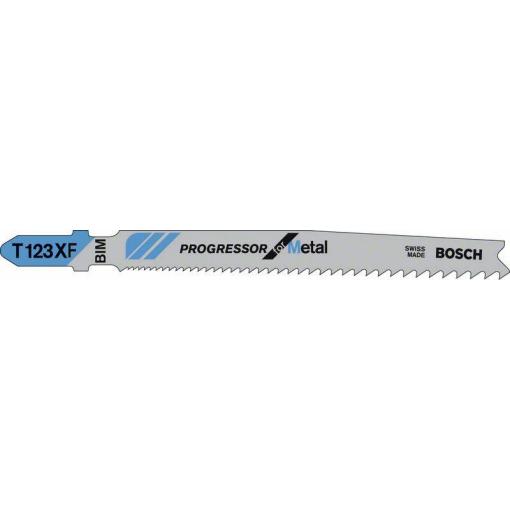 Bosch Accessories 2608638472 Pilový plátek do kmitací pily T 123 XF - Progressor for Metal 3 ks