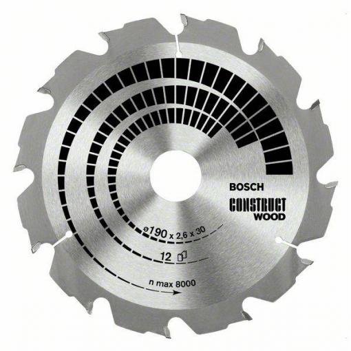Bosch Accessories Construct Wood 2608640634 tvrdokovový pilový kotouč 210 x 30 x 2.8 mm Počet zubů (na palec): 14 1 ks