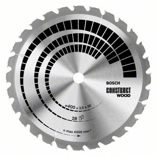 Bosch Accessories Construct Wood 2608640693 tvrdokovový pilový kotouč 400 x 30 x 3.5 mm Počet zubů (na palec): 28 1 ks