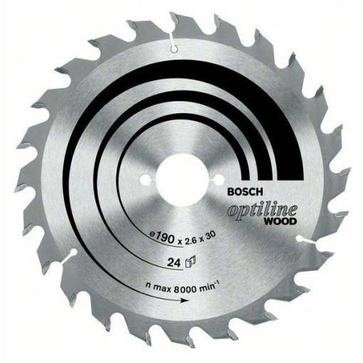 Bosch Accessories Optiline Wood 2608641169 tvrdokovový pilový kotouč 150 x 20 x 2.4 mm Počet zubů (na palec): 12 1 ks