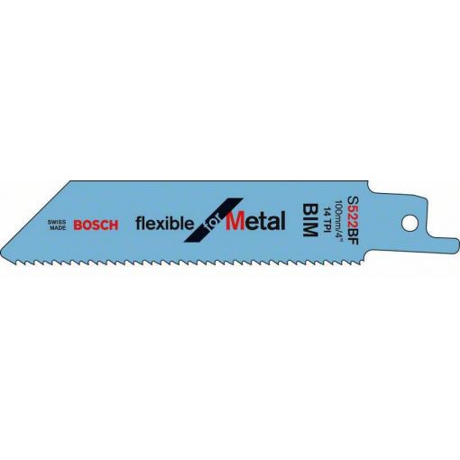 Bosch Accessories 2608656269 Pilový plátek do pily ocasky S 522 BF - Flexible for Metal 2 ks