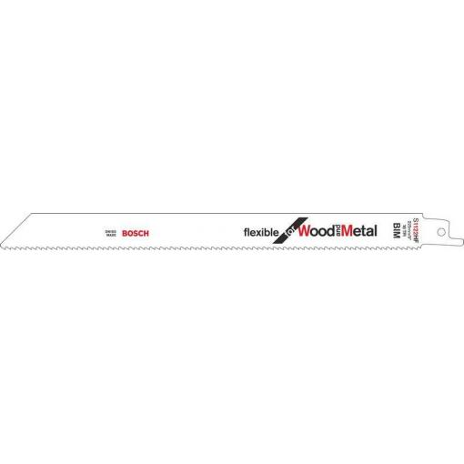 Bosch Accessories 2608656270 Pilový plátek do pily ocasky S 1122 HF - Flexible for Wood and Metal Délka řezacího listu 225 mm 2 ks