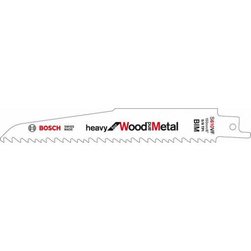 Bosch Accessories 2608657608 Pilový plátek do pily ocasky S 610 VF - Heavy for Wood and Metal Délka řezacího listu 150 mm 5 ks