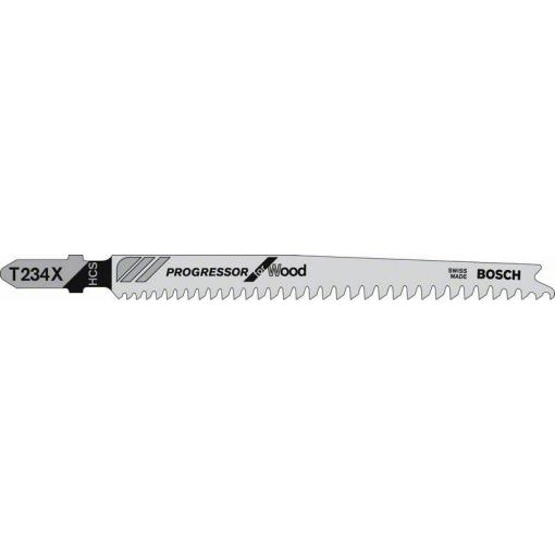 Bosch Accessories 2608633A41 Pilový plátek do kmitací pily T 234 X - Progressor for Wood 100 ks