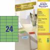 Avery-Zweckform 3450 univerzální etikety 70 x 37 mm papír zelená 2400 ks trvalé inkoustová tiskárna, laserová tiskárna, barevná laserová tiskárna, kopírka