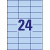 Avery-Zweckform 3449 univerzální etikety 70 x 37 mm papír modrá 2400 ks trvalé inkoustová tiskárna, laserová tiskárna, barevná laserová tiskárna, kopírka