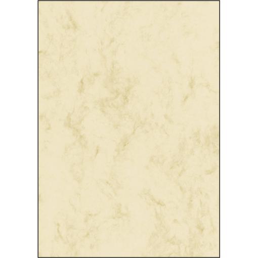 Sigel DP191 okrasný papír mramor A4 200 g/m² béžová 25 listů