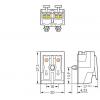 přístrojová svorka Tuhost (příčný řez): 0.5-1.5 mm² Pólů: 2 WAGO 294-4002 1000 ks bílá