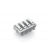 přístrojová svorka Tuhost (příčný řez): 0.5-1.5 mm² Pólů: 4 WAGO 294-5004 500 ks bílá