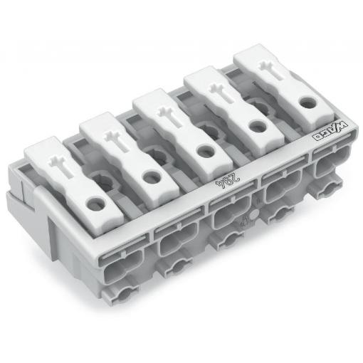 přístrojová svorka Tuhost (příčný řez): 0.5-1.5 mm² Pólů: 5 WAGO 294-5005 250 ks bílá