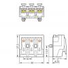 přístrojová svorka Tuhost (příčný řez): 0.5-1.5 mm² Pólů: 3 WAGO 294-5013 500 ks bílá