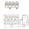 přístrojová svorka Tuhost (příčný řez): 0.5-1.5 mm² Pólů: 4 WAGO 294-5014 500 ks bílá