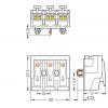 přístrojová svorka Tuhost (příčný řez): 0.5-1.5 mm² Pólů: 3 WAGO 294-5123 500 ks bílá