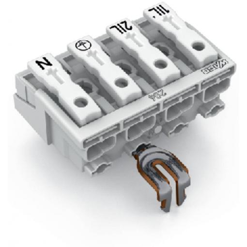 přístrojová svorka Tuhost (příčný řez): 0.5-1.5 mm² Pólů: 4 WAGO 294-5214 500 ks bílá