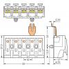 přístrojová svorka Tuhost (příčný řez): 0.5-1.5 mm² Pólů: 5 WAGO 294-5355 250 ks bílá
