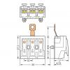 přístrojová svorka Tuhost (příčný řez): 0.5-1.5 mm² Pólů: 3 WAGO 294-5413 500 ks bílá