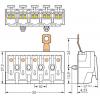 přístrojová svorka Tuhost (příčný řez): 0.5-1.5 mm² Pólů: 5 WAGO 294-5415 250 ks bílá