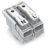 přístrojová svorka Tuhost (příčný řez): 0.5-2.5 mm² Pólů: 2 WAGO 294-8022 1000 ks bílá