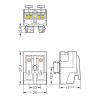 přístrojová svorka Tuhost (příčný řez): 0.5-2.5 mm² Pólů: 2 WAGO 294-8022 1000 ks bílá