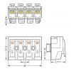 přístrojová svorka Tuhost (příčný řez): 0.5-2.5 mm² Pólů: 4 WAGO 294-8024 500 ks bílá