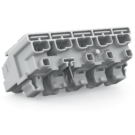 přístrojová svorka Tuhost (příčný řez): 0.5-2.5 mm² Pólů: 5 WAGO 294-8125 250 ks bílá